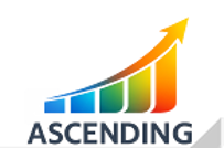 Ascending Community House logo — an ascending bar chart with an upward arrow